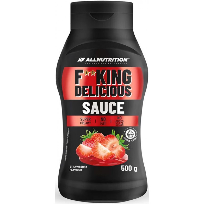 AllNutrition Fitking Delicious Sauce 500 g - maasika foto